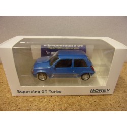 Renault Supercinq GT Turbo bleu 510540 Norev Jet Car