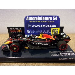 2022 Red Bull Honda RB18 n°1 Max Verstappen 1st winner Hungarian GP 417221301 Minichamps