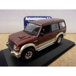 Mitsubishi Pajero LWB Dark Red 1991 940163470 MaXichamps