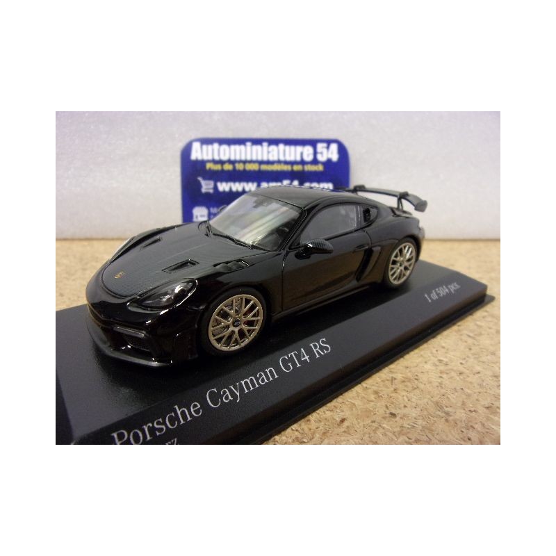 Porsche Cayman GT4 RS Black - Neodyme Wheels 2021 Black 410069700 Minichamps