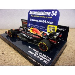 2022 Red Bull Honda RB18 n°1 Max Verstappen 1st winner Italian GP 417221601 Minichamps