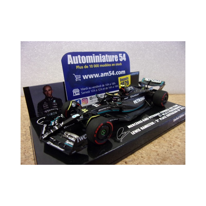 2023 Mercedes AMG Petronas W14 n°44 Lewis Hamilton 2nd Ausralian GP 417230344 Minichamps