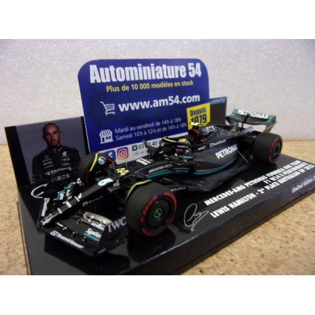 2023 Mercedes AMG Petronas W14 n°44 Lewis Hamilton 2nd Ausralian GP 417230344 Minichamps