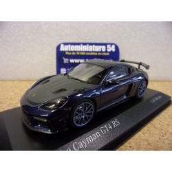 Porsche Cayman GT4 RS Blue - blue Wheels 2021 Black 410069701 Minichamps