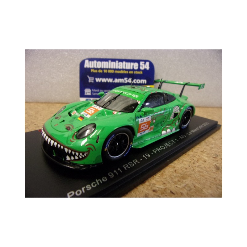 2023 Porsche 911 - 991 RSR Team Project 1 Rexy n°56 Cairoli - Hyett - Jeannette Le Mans S8762 Spark Model