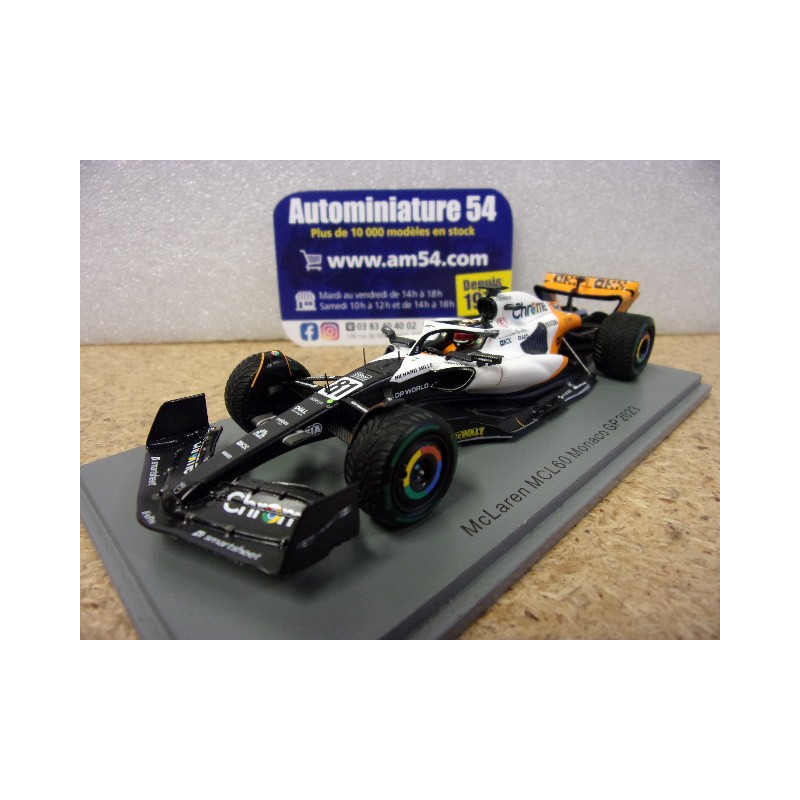 2023 McLaren MCL60 n°81 Oscar Piastri P10 Monaco GP S8584 Spark Model