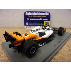 2023 McLaren MCL60 n°81 Oscar Piastri P10 Monaco GP S8584 Spark Model