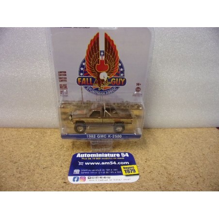 GMC K 2500 1982 Dirty Version Fall Guy Stuntman Association "l'Homme qui tombe à Pic " 44965-F Greenlight 1.64ième