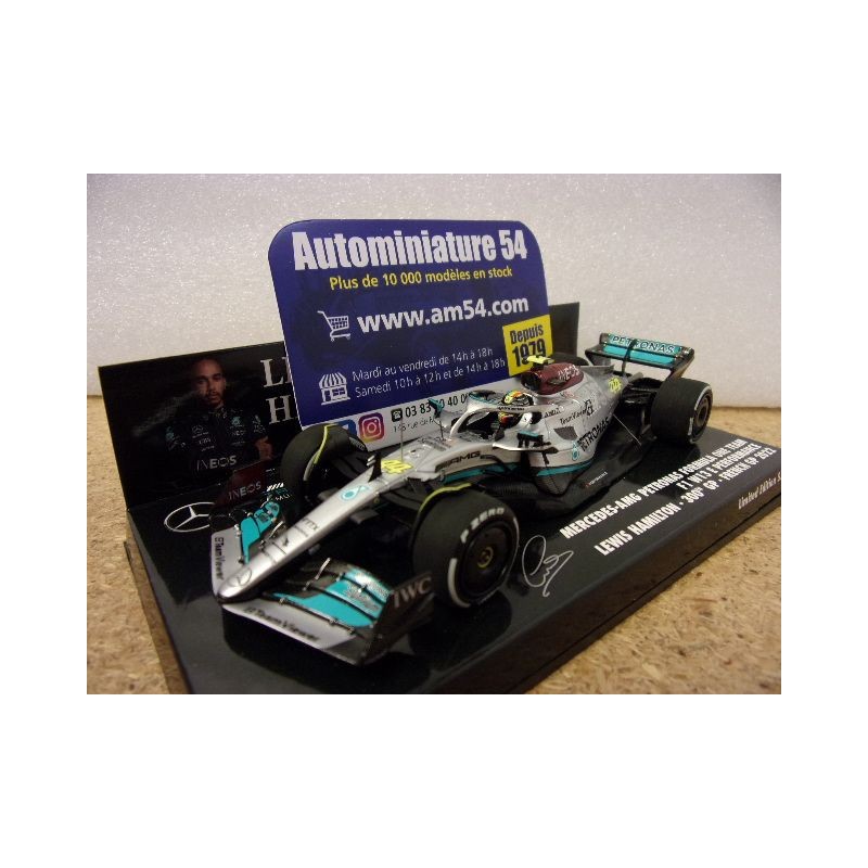 2022 Mercedes AMG Petronas W13 E n°44 Lewis Hamilton 300th GP French GP 417221244 Minichamps