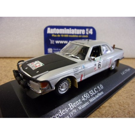 1979 Mercedes 450 SLC 5.0 n°6 Mikkola - Hertz 1st winner Rally Bandama 430793996 Minichamps