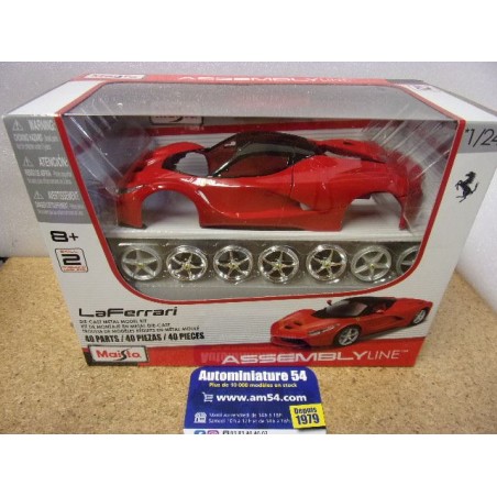 Ferrari LaFerrari Red 39129 Kit à Monter Maisto Assembly Line