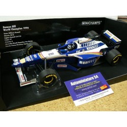 1996 Williams Renault FW18 Damon Hill n°5 1st World Champion Edition 186960005 Minichamps