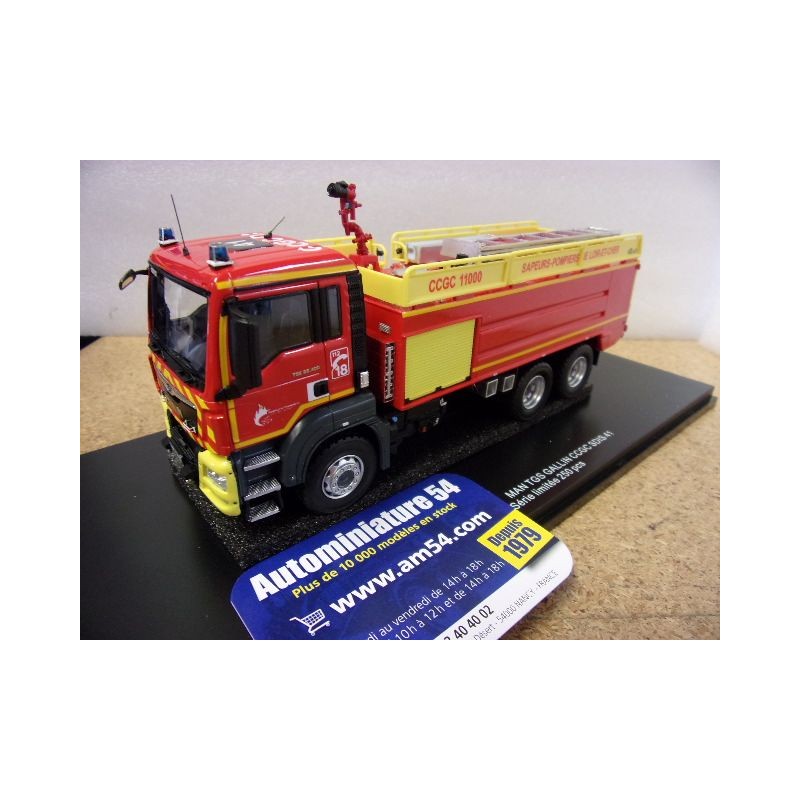 MAN TGS Gallin CCGC 11000 Pompier Loir et Cher Sdis41 Alerte0137