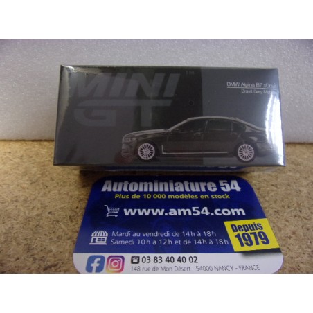 BMW Alpina B7 xDrive Alpine Dravit Grau MGT00619 True Scale Models Mini GT