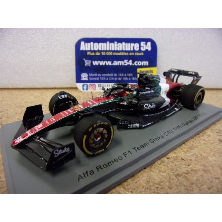 2023 Alfa Roméo Team Kick C43 n°77 Valtteri Bottas 10th Italian GP S8932 Spark Model