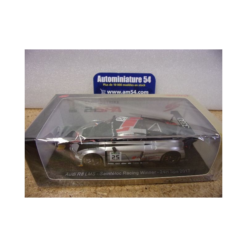 spark 1/43 audi R8 ニュル　2017年ウィナー 2017 Audi R8 LMS n°25 Hasse - Gounon - Winkelhock 1st Winner 24h
