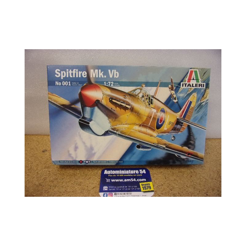 Spitfire MK Vb n°001 Italeri  Maquette 1.72