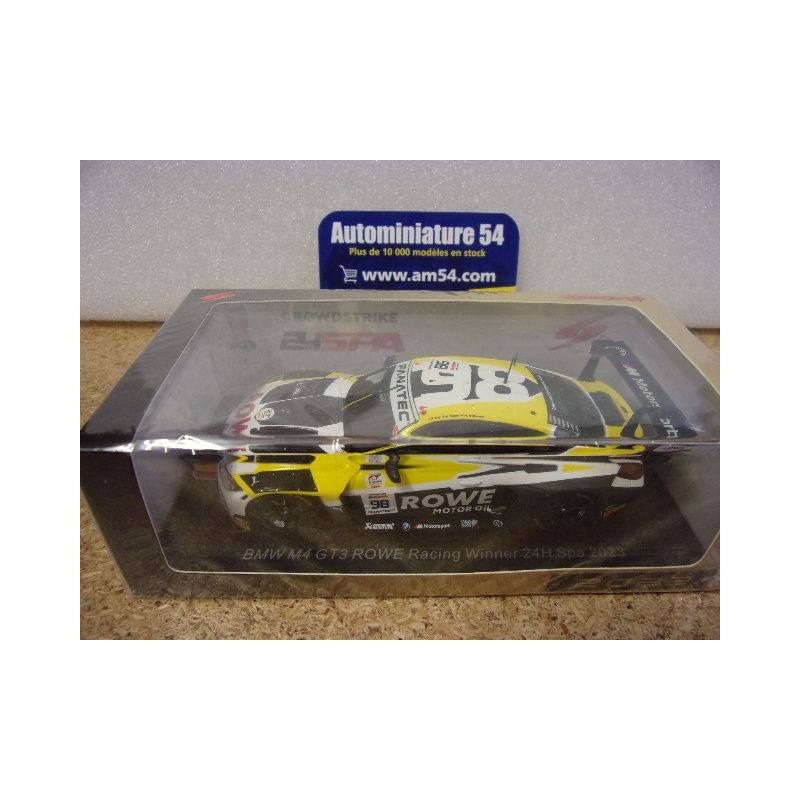 Miniature BMW M4 GT3 – Vainqueur 24H Spa 2023 – #98 Eng Wittmann – Spark 1/43