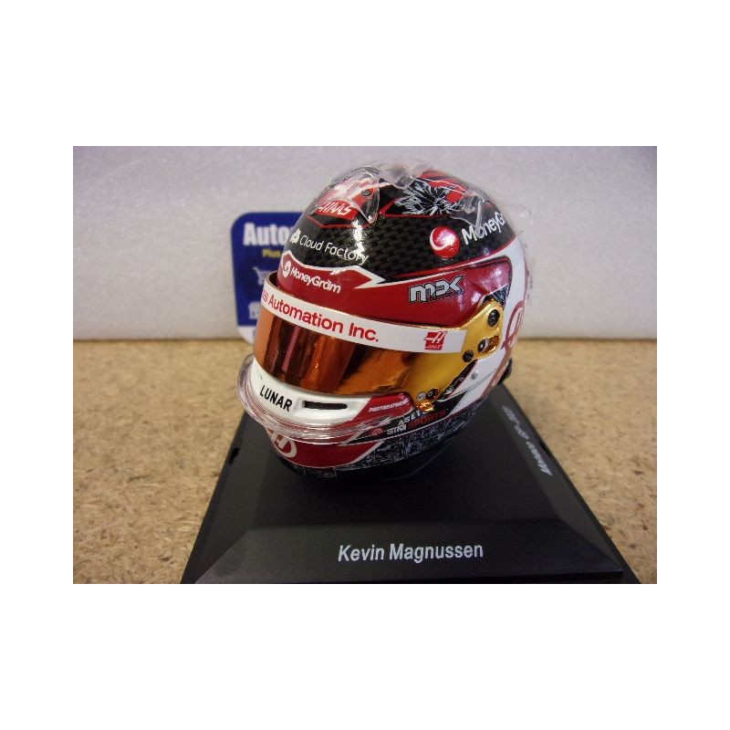 2023 Casque Kevin Magnussen HAAS Monaco GP 1/5 5HF100 Spark Model