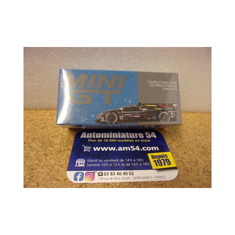 2023 Cadillac V Serie R ,n°02 IMSA 24H Daytona MGT00669 True Scale Models Mini GT
