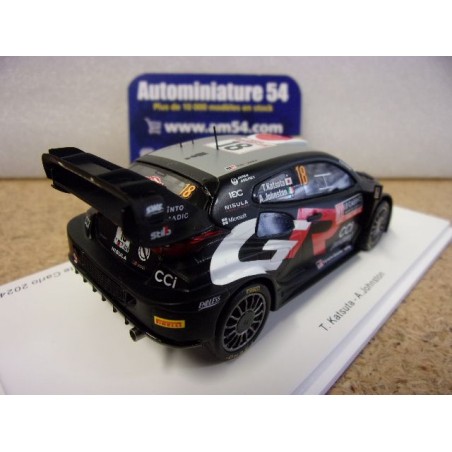Spark S6853 Toyota GR Yaris Rally1 HYBRID N°18 – Monte-Carlo 2024 – 1/43