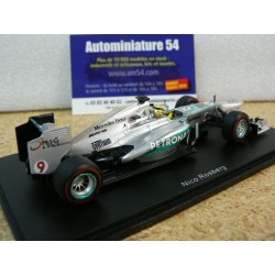 2013 Mercedes W04 Australian GP Nico Rosberg n°9 S3055 Spark Model