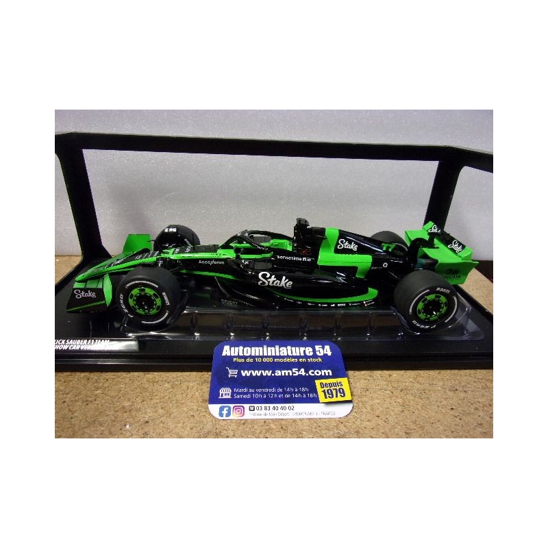 SOLIDO 1/18 – STAKE F1 C44 – Showcar Version 2024 – Métal – Échelle 18