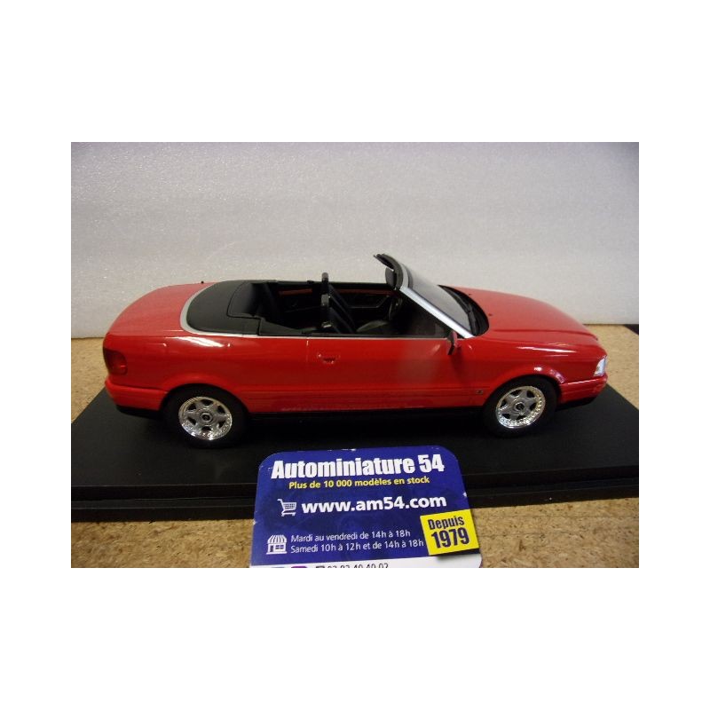 Modèle Réduit Audi 80 Cabriolet 1991 Rouge 1:18 - MCG Model