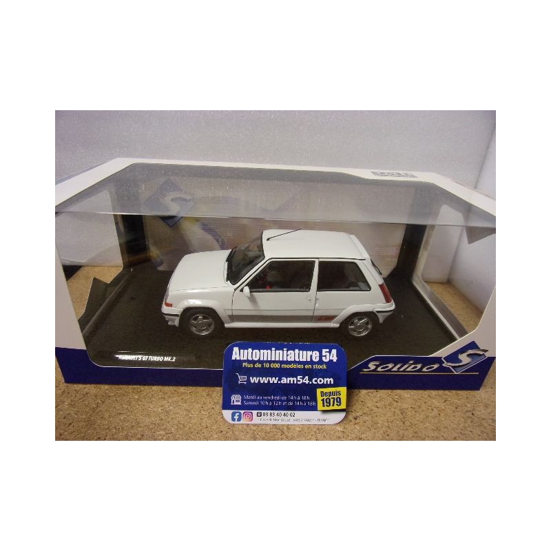 PORTE-CLÉ RENAULT SUPER 5 GT TURBO PHASE 1 BLANC NACRE