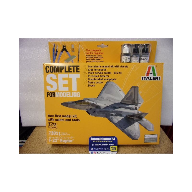 Set Maquette Lockheed Martin FA-22 Raptor n°72011 Italeri Maquette 1.72