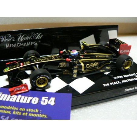 2011 Lotus Renault  n°10  R31 V.Petrov 3rd Australia 410110110 Minichamps