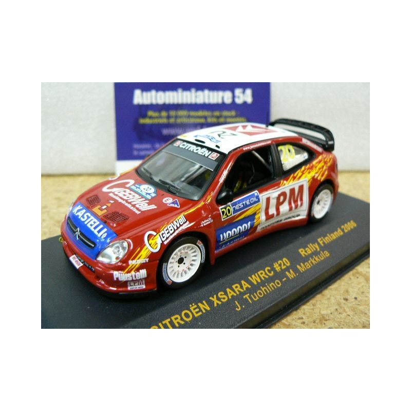 2006 Citroen Xsara WRC n°20 Tuohino - Markkula Finland RAM250 Ixo Model