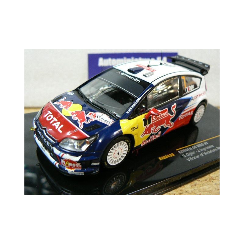2010 Citroen C4 WRC n°7 Ogier - Ingrassia 1st winner Portugal RAM430 Ixo Models