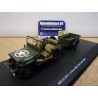 Jeep Willys 1/4 Ton + remorque USA Motor City Classic Mcity23200-44