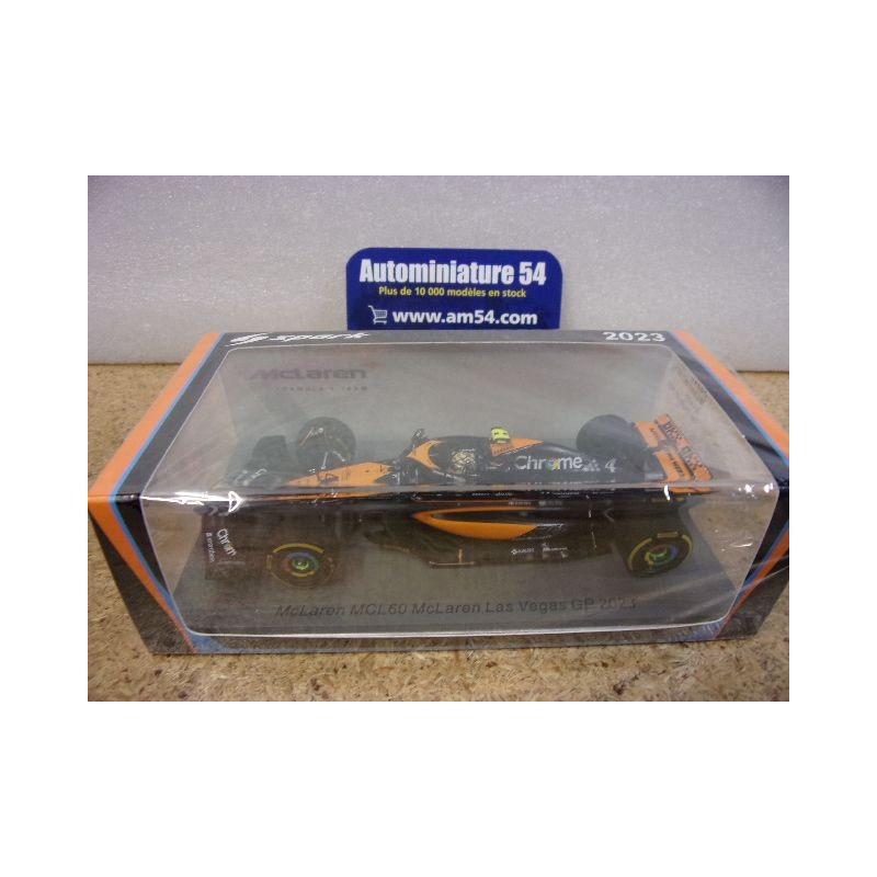 Voiture De Collection Spark 1/64 McLaren MCL60 #4 Lando Norris - Las Vegas GP 2023 Neuve