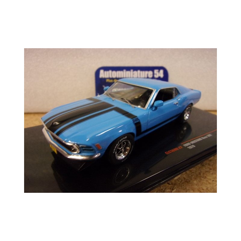 Ford Mustang Boss 302 Blue 1970 CLC569 Ixo Models