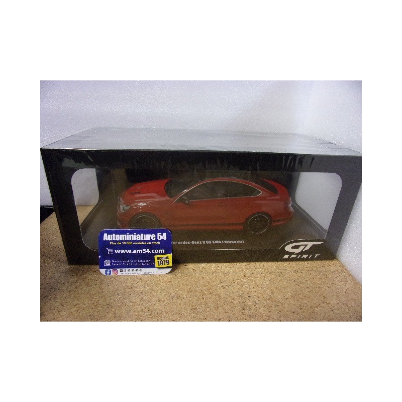Miniature Mercedes C63 AMG Edition 507 – 2014 – Rouge – 1/18 GT Spirit GT920