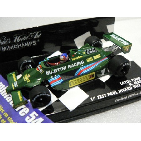 1979 Lotus Ford 79 Mansell 1st Test Ricard 400790099 Minichamps