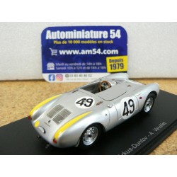 1955 Porsche 550 n°49 Arkus Duntov - Veuillet 13th Le Mans S9713 Spark Model