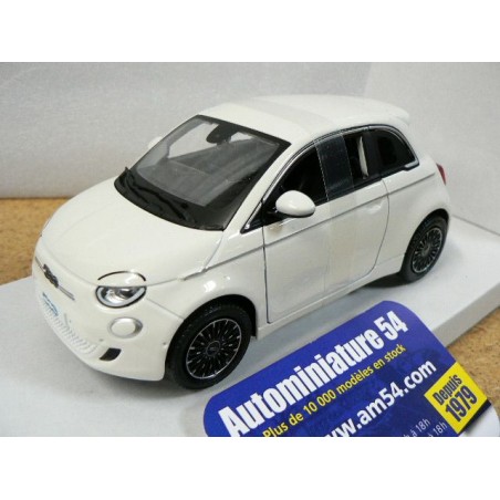 Fiat 500e White 2023 18-21110WH Bburago