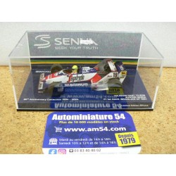1984 Toleman Hart TG 183B n°19 Ayrton Senna Dirty Version First F1 Race Brazil 540843339 Minichamps