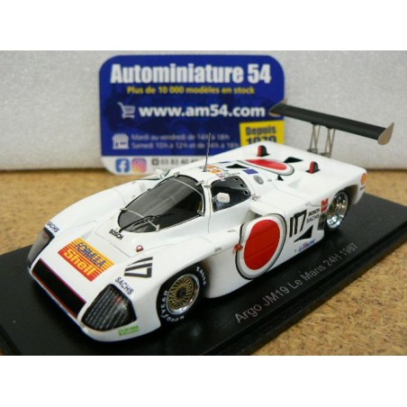 1987 Argo JM19 n°117 Schanche - Hoy - Smith Le Mans S7320 Spark Model