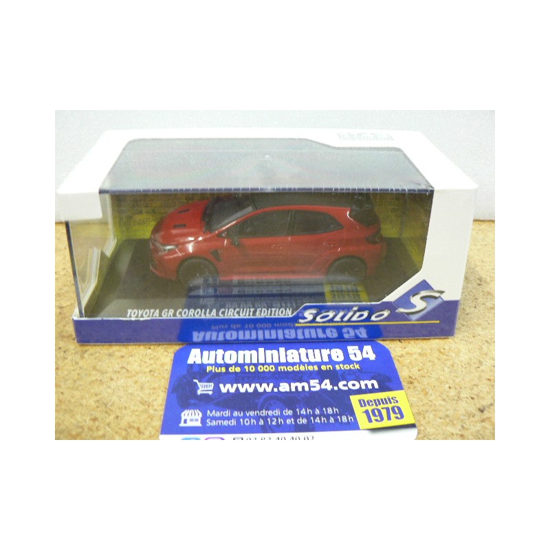 Solido 1:43 Toyota Corolla GR Circuit Edition Année de construction 2023 bleu métallique