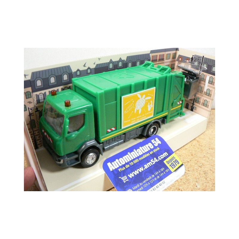 Renault Truck D 2.1 Camion Poubelle 431020 Norev Plastigam