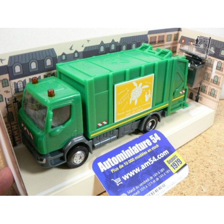 Renault Truck D 2.1 Camion Poubelle 431020 Norev Plastigam
