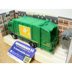 Renault Truck D 2.1 Camion Poubelle 431020 Norev Plastigam