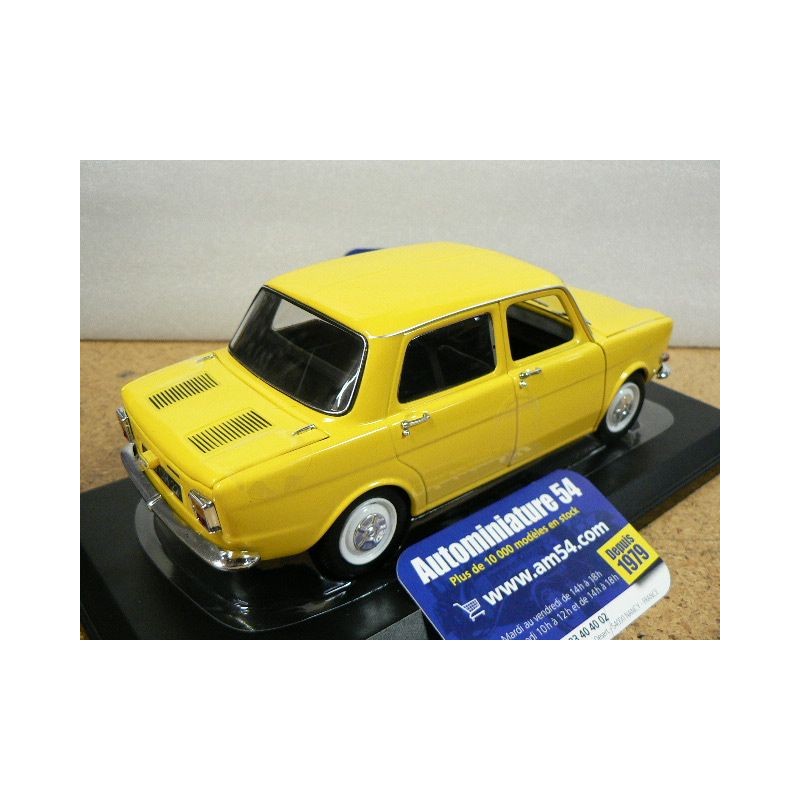 Simca 1000 LS Maya Yellow Norev 1/18 - Modèle Réduit Métal, Neuf Sous Boîte