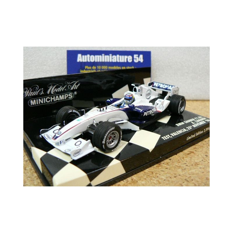 2006 Sauber BMW F1 06 Zanardi Valencia 25th November 400060599 Minichamps