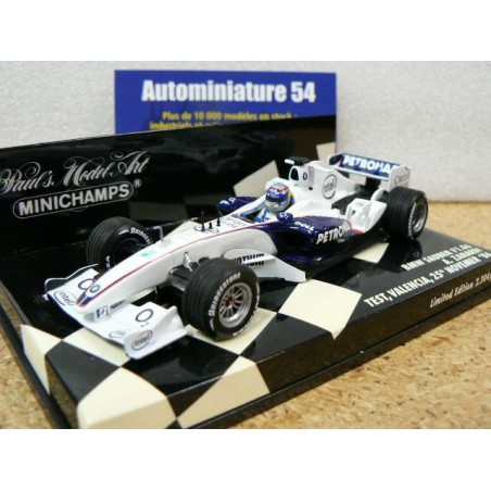 2006 Sauber BMW F1 06 Zanardi Valencia 25th November 400060599 Minichamps