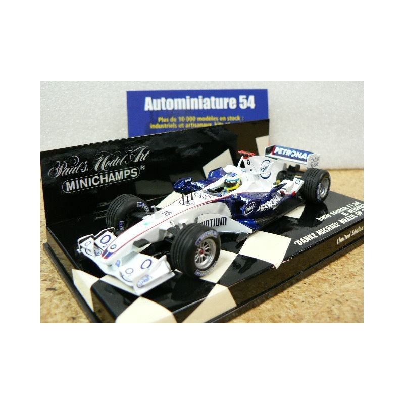 2006 Sauber BMW F1 06 Heifled " Danke Michael "Brazil GP 400060316 Minichamps